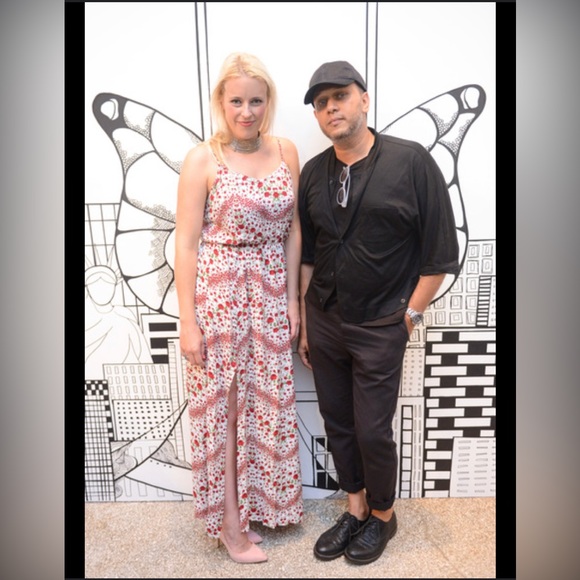 H&M Rose Bud Maxi Slip Dress - Picture 5 of 8